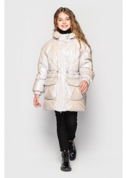 Cvetkov жемчужная зимняя куртка для девочки Ясмин